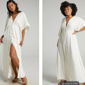 SHOWPO SITTING PRETTY DRESS IN NATURAL